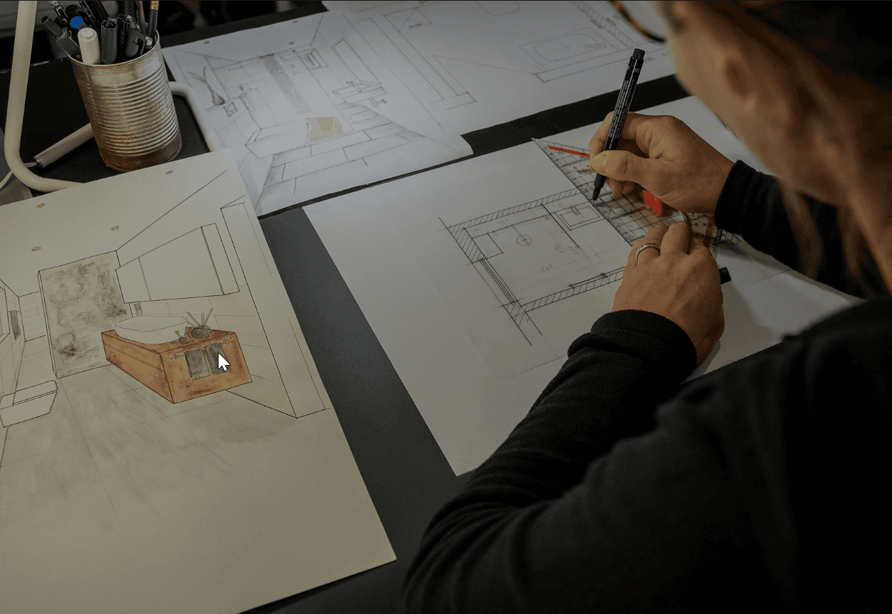Projekt Visualisierung - Handgezeichnete 3D Skizze