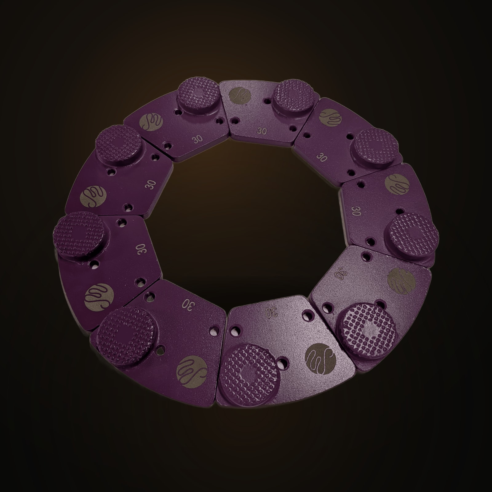 PCD-Schleifsegmente Set violett